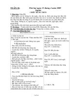 Giáo án Lớp 2 - Tuần 31 - Năm học 2008-2009