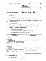 Giáo án các môn lớp 3 - Tuần 11 - Trường Tiểu học Nam Thanh