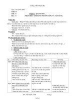 Giáo án lớp 7 Vật lí - Tuần 1 - Tiết 1 - Bài 01: Nhận biết ánh sáng - Nguồn sáng và vật sáng