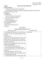 Giáo án Công nghệ 6 - Tiết 34, Bài 14: Ôn tập chương III - Năm học 2008-2009