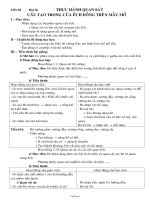 Giáo án Sinh học lớp 7 tiết 38: Thực hành quan sát cấu tạo trong của ếch đồng trên mẫu mổ