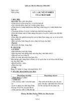 Giáo án lớp 6 môn Lí - Tiết 23 đến tiết 35