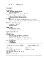 Giáo án Đại số 7 tiết 40 đến 49