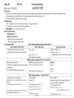 Giáo án Vật lí Lớp 8 - Tiết 30: Luyện tập - Năm học 2009-2010 - Phan Ngọc Lan