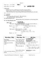 Giáo án Đại số 7 tiết 5 đến 8