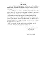 (Luận văn thạc sĩ file word) Nghiên cứu, lập quy trình vận hành tiêu nước cho hệ thống thủy lợi huyện Yên Phong, tỉnh Bắc Ninh