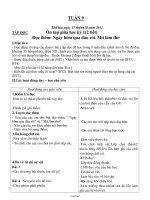 Giáo án các môn học lớp 2 - Tuần 9 năm học 2011