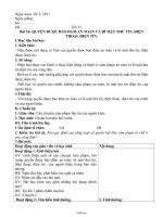 Giáo án lớp 6 môn Giáo dục công dân - Tiết 31 - Bài 18: Quyền được bảo đảm an toàn và bí mật thư tín, điện thoại, điện tín