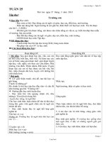 Thiết kế bài học khối 1 - Tuần số 25