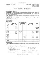 Giáo án môn học Số học lớp 6 - Tiết 39: Kiểm tra 45 phút chương I
