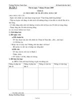 Giáo án các môn khối 3 - Tuần 7 - Trường Tiểu học Xuân Ngọc