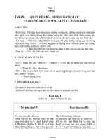 Giáo án Hình học khối 7 - Tiết 49, 50