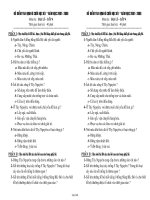 Đề kiểm tra định kì cuối học kì I - Năm học 2007 - 2008 môn thi: Địa lí lớp 4