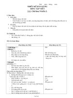 Giáo án lớp 2 môn Tập viết - Tiết: Chữ hoa N kiểu 2