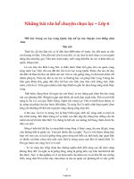 Những bài văn kể chuyện chọn lọc – Lớp 6