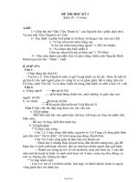 Đề thi học kỳ I khối 10 – Cơ bản