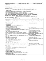 Giáo án Các môn phụ Lớp 3 - Tuần 26, 27 - Trường Tiểu học Tấn Tài 2