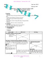 Giáo án lớp 7 môn Hình học - Tuần 1 - Tiết 1 - Bài 1: Hai góc đối đỉnh