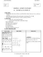 Giáo án Đại số 7 tiết 1 đến 10 - Trường THCS Đắk Drô