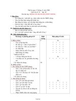 Giáo án môn Thể dục lớp 3 - Bài: Động tác bụng bài thể dục phát triển chung