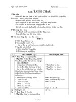 Giáo án môn học Tập đọc 1 - Bài 2: Tặng cháu