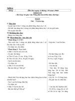 Giáo án 2 buổi Lớp 3 - Tuần 6 - Năm học 2006-2007