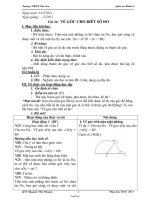 Giáo án môn Hình học lớp 6 - Tiết 20: Vẽ góc cho biết số đo (Tiếp)