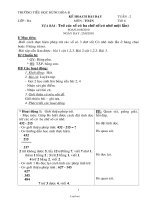 Giáo án Toán 3 tuần 2 - Trường tiêu học Hùng Hoà B