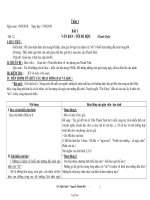 Bài giảng môn học Ngữ văn lớp 8 - Tuần 1 - Bài 1 - Tiết 1, 2: Văn bản : Tôi đi học