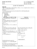 Giáo án Số học lớp 6 - Trường THCS Rờ Kơi - Tuần 18