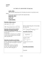 Giáo án môn Toán lớp 7 - Tiết 7: Luỹ thừa của một số hữu tỉ (tiếp theo)