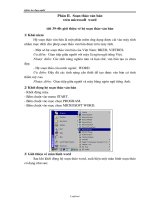 Giáo án Dạy nghề Tin học 8 - Phần II: Soạn thảo văn bản trên Microsoft Word