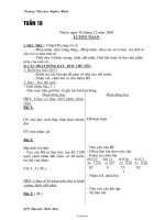 Giáo án Lớp 3 - Tuần 18 - Năm học 2009-2010 - Nguyễn Bích Liên