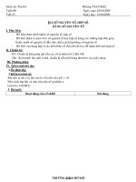 Giáo án Số học lớp 6 - Trường THCS Rờ Kơi - Tuần 8