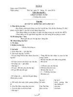 Giáo án tổng hợp Tuần thứ 9 - Lớp 3 năm 2010