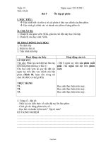 Giáo án Tin học 3 tuần 13: Ôn tập gõ phím