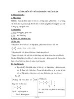 Giáo án Số học 6 tiết 90: Hỗn số – số thập phân – phần trăm