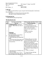 Giáo án lớp 7 môn học Đại số - Tiết 33: Ôn tập học kỳ I