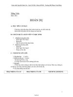 Giáo án môn Tiếng Việt - Tiết 101: Hoán dụ