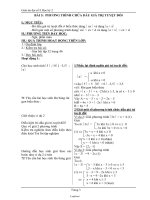 Giáo án môn Đại số 8 tiết 68: Phương trình chứa dấu giá trị tuyệt đối