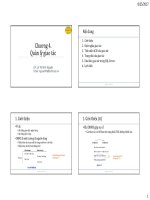 Bài giảng Hệ quản trị cơ sở dữ liệu: Chương 4 - Lê Thị Minh Nguyện