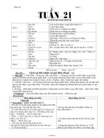 Giáo án dạy Tuần 21 Khối 2