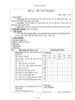 Giáo án môn Đại số 6 - Tiết 38: Ôn tập chương I