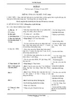 Giáo án Tổng hợp các môn khối 3 - Trường tiểu học A Yên Ninh - Tuần 17, 18