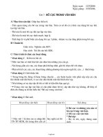 Giáo án Ngữ văn 7 - Tiết 7: Bố cục trong văn bản - Năm học 2006-2007