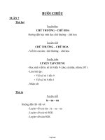 Giáo án Lớp 1 - Tuần 7, 8 - Buổi chiều