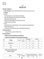 Đề kiểm tra 1 tiết học kì I Vật lý Lớp 8