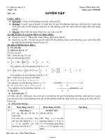 Giáo án Đại số 8 - Tiết 64: Luyện tập - Năm học 2007-2008 - Trần Thanh Quang