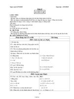 Bài soạn Đại số 8 tiết 12: Luyện tập