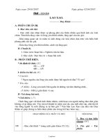 Giáo án Ngữ văn 6 - Tuần 29 - Trường THCS Tô Hiệu